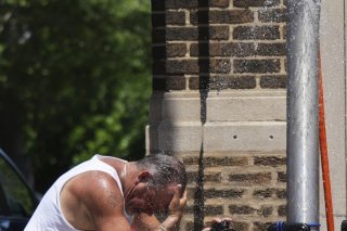 La vague de chaleur, qui s'étend du Midwest à l'est des Etats-Unis, touche 160 millions d'Américains. KEYSTONE/AP/Nam Y. Huh